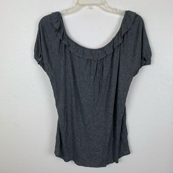 Soft Joie Simonie B Top Ruffle Blouse Keyhole Md - Picture 8 of 8
